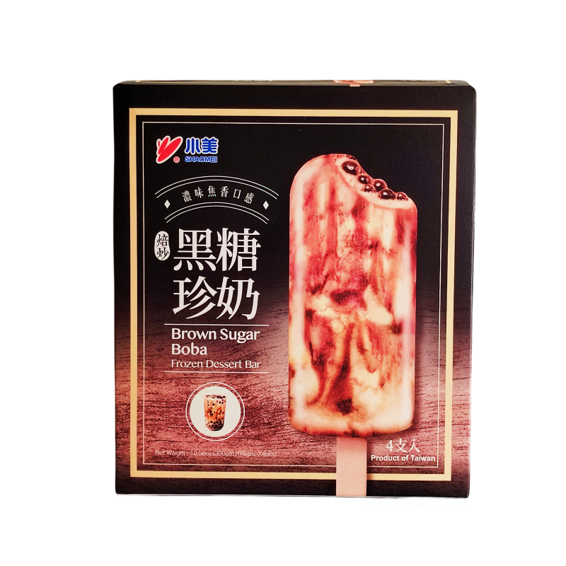 Ice Cream With Brown Sugar Flavor Frozen 4X75g Xaio Mei Taiwan
