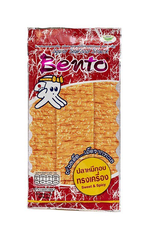 零食 章鱼干 甜辣味 20g Bento 泰国