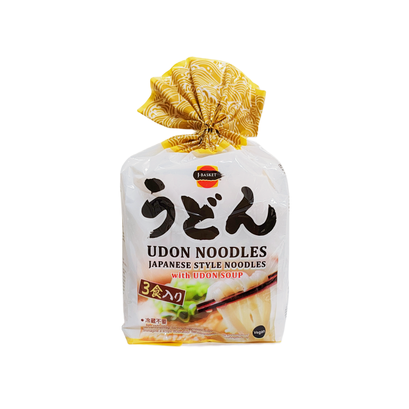 Udon Noodles With Soup Broth 720g J-Basket Japan