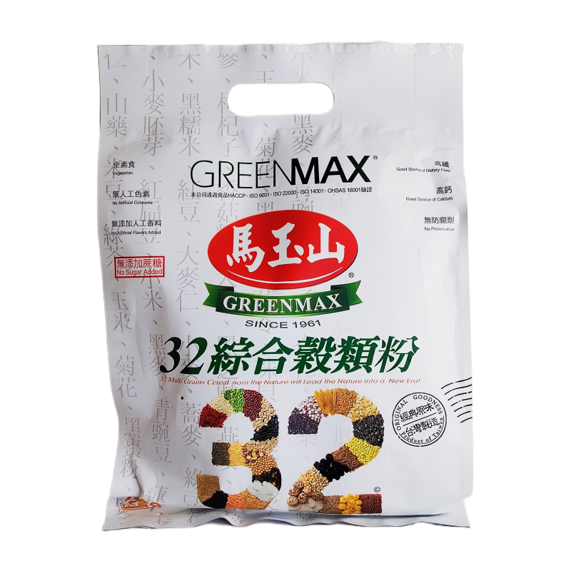 Vegan Mix Multi Cereal Powder 25gx12pcs/Pack Green Max Taiwan