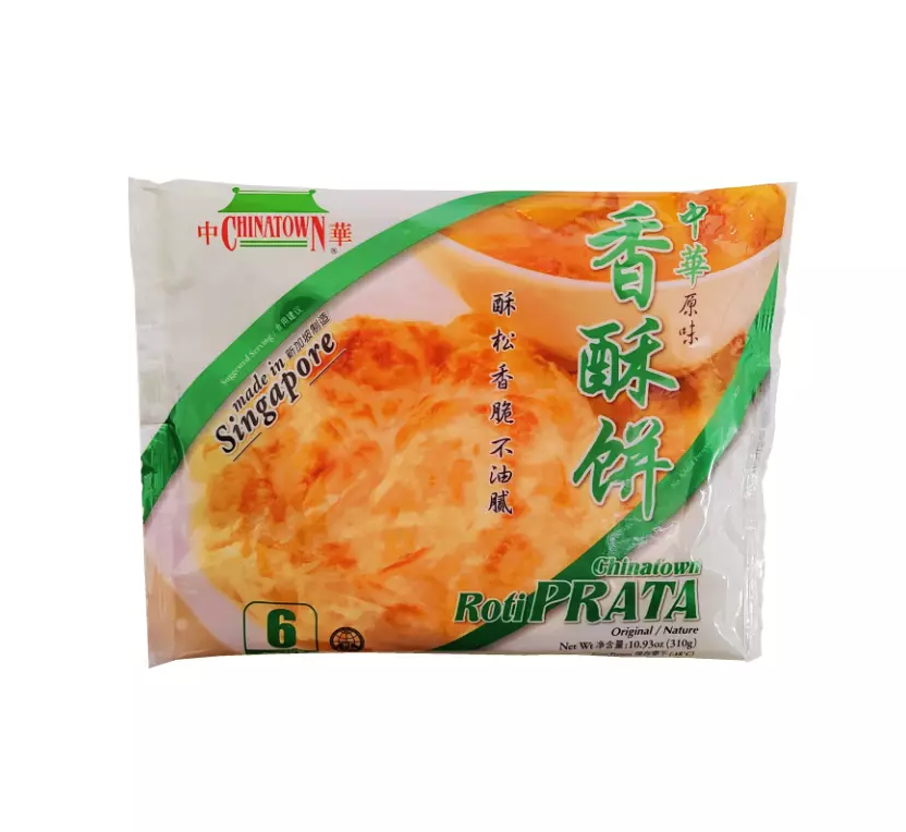 Roti Paratha Pancake Original Taste Frozen 310g Chinatown Singapore 