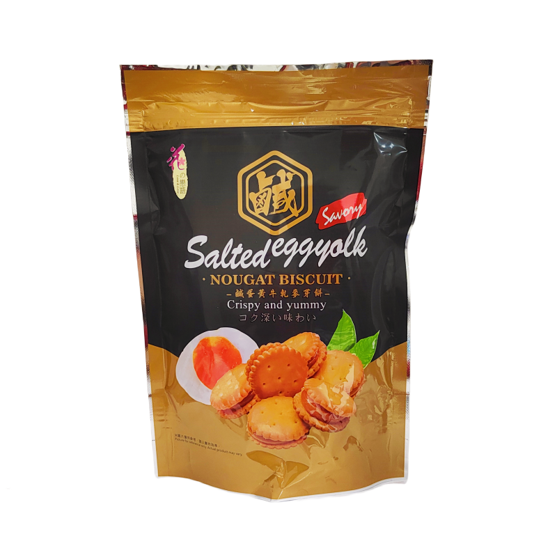 Nougat Biscuit Salted Egg Yolk Flavour 72g Love & Love Taiwan