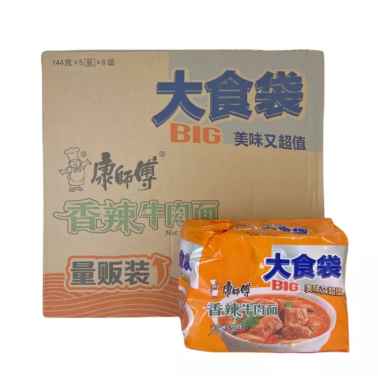 Instant Noodles Beef Spicy 6x144gx5pcs KSF China