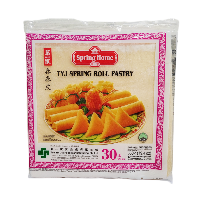 Spring rolls Dough 250x250 MM 550g Spring Home Singapore