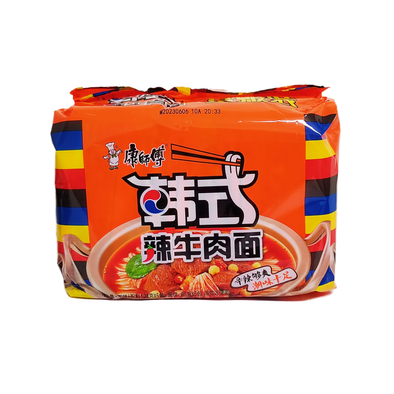 Instant Noodles Beef Spicy Korea Stil 101gx5pcs KSF China