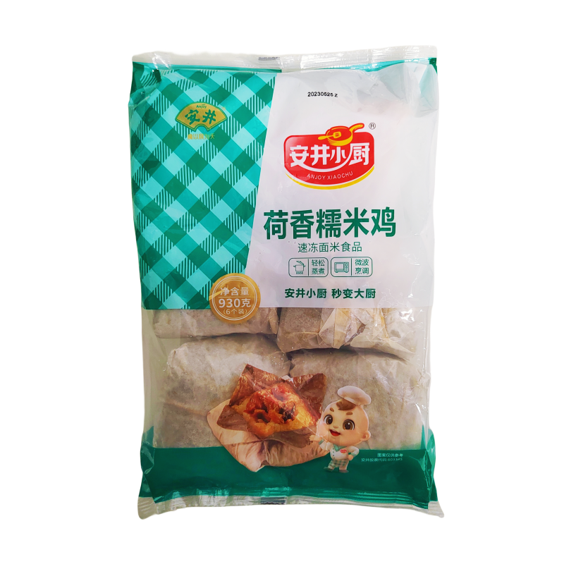 Lotus Blad Med Kyckling/Klibbgt Ris 930g Anjoy China