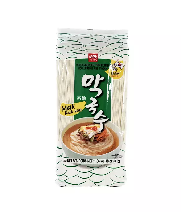 Noodles Mak Kuksoo, Thin Round 1.36kg Wang Korea