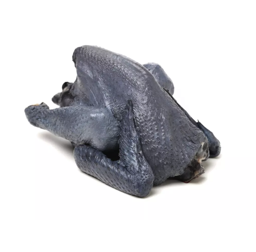 Black - Bone Chicken(Silkie) Frozen 1st/1kg price calculated by weight France