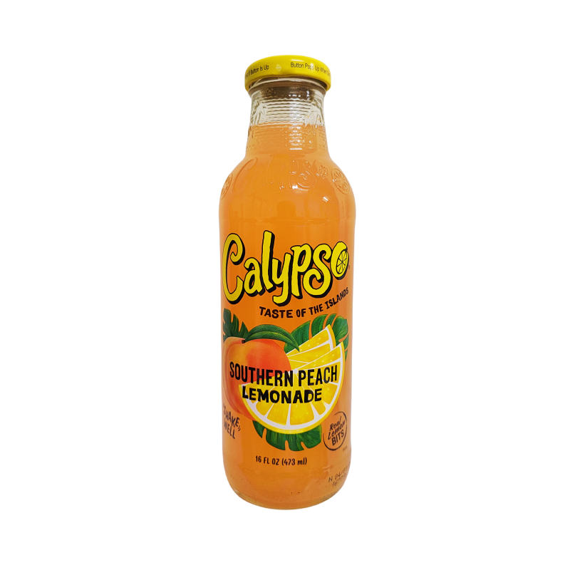 Lemonade Drink South Peach 473ml Calypso USA