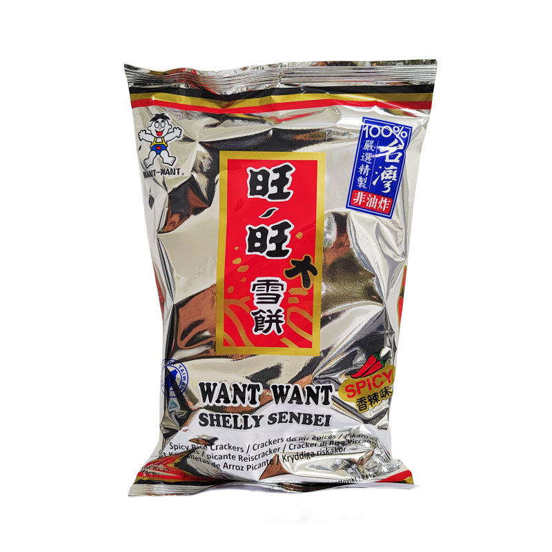 Senbei Rice Cracker Spicy 112g Want Want Taiwan