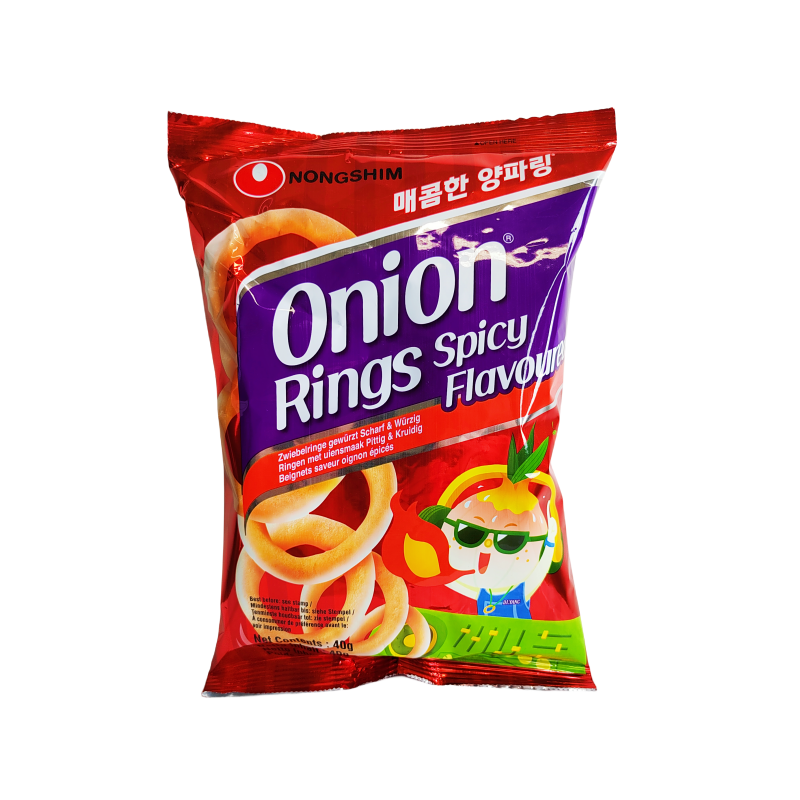 Snacks Onion rings Spicy 40g Nongshim Korea