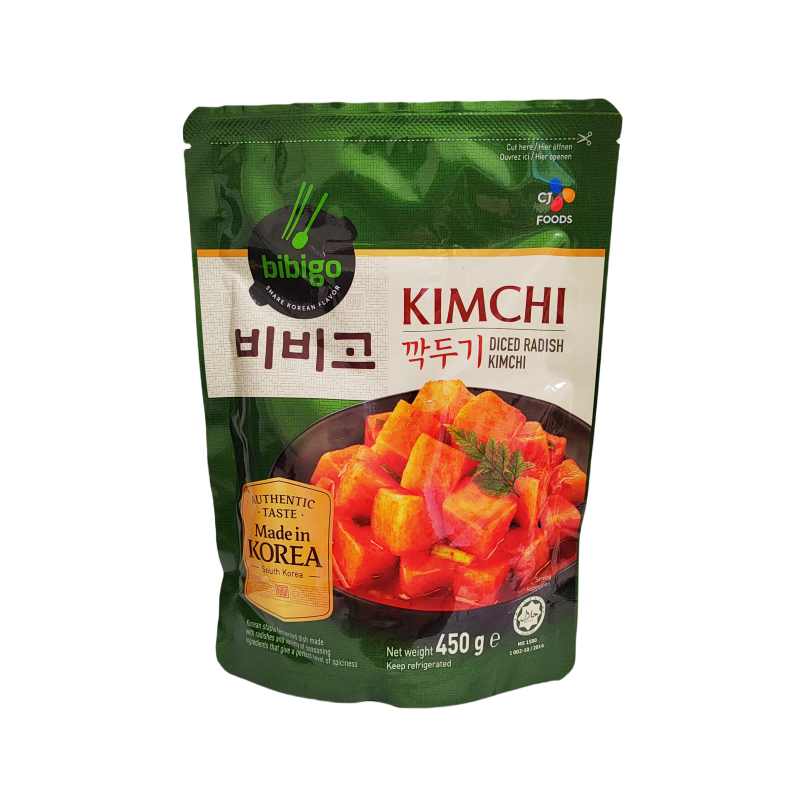 Kakatuki Kimchi Rädisa 450g Bibigo Korea