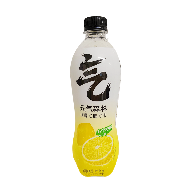 Carbonated Water With Citron Flavour 480ml / Bottle Yuan Qi Sen Lin China
