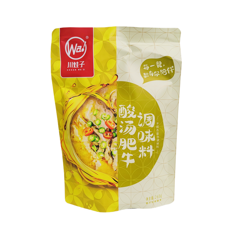 Hotpot Broth With Sour Flavor 260g Chuan Wa Zi China