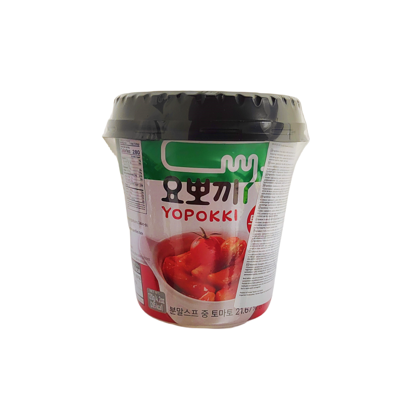 韩国网路人气推荐 - 年糕杯 番茄味 120g Yopokki 韩国