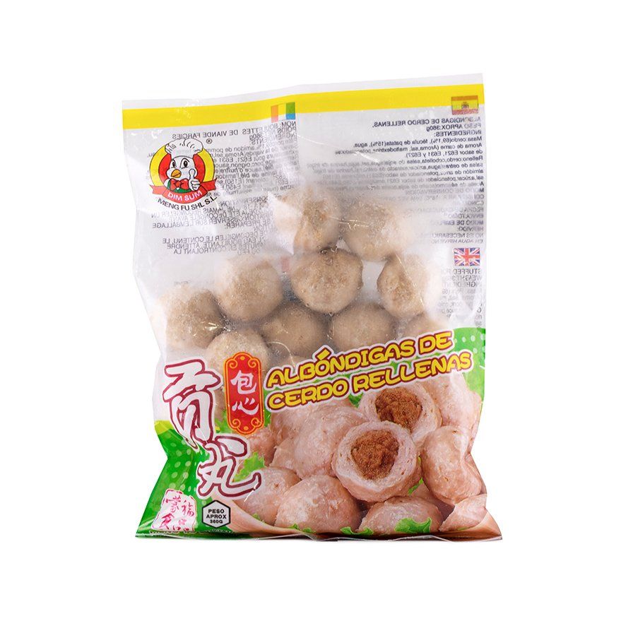 Pork/Meatballs With Pork Filling Frozen 360g Meng Fu Spain