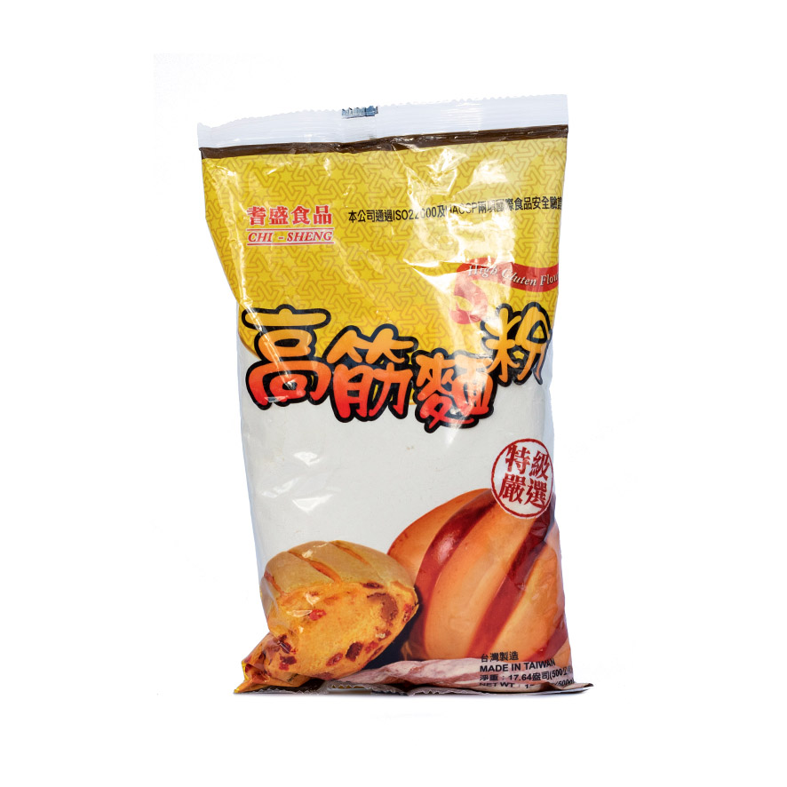 Vetemjöl/Hög Gluten 500g Chi-Sheng Taiwan