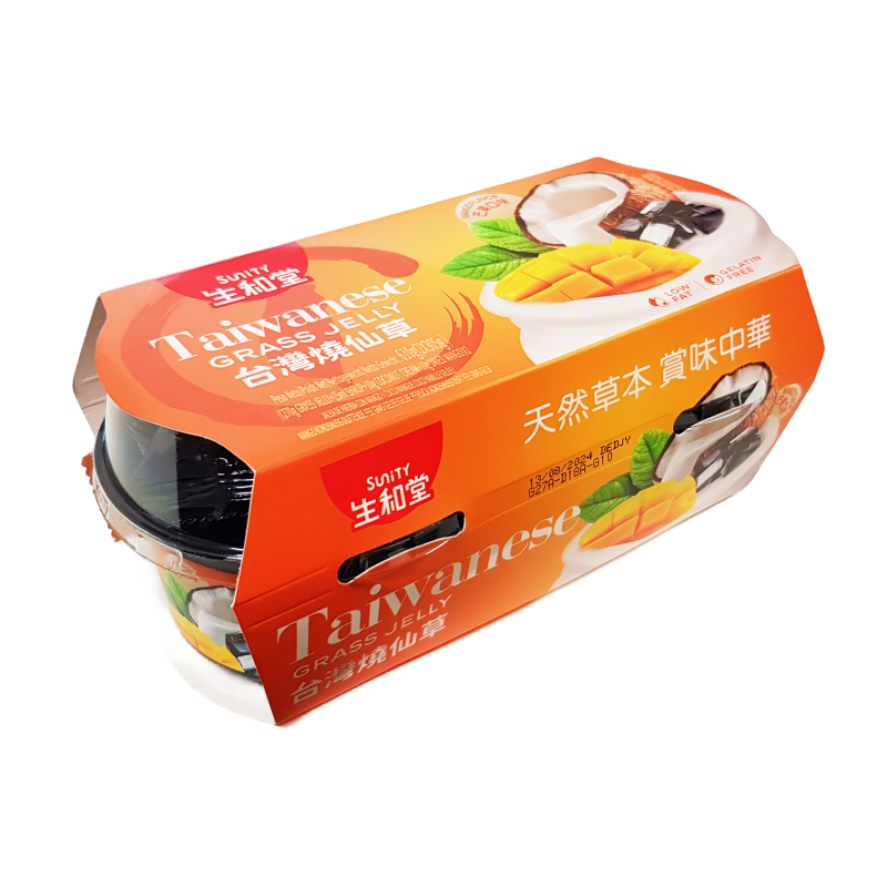 龟苓膏 椰香芒果口味 305gx2个/盒 生和堂 中国
