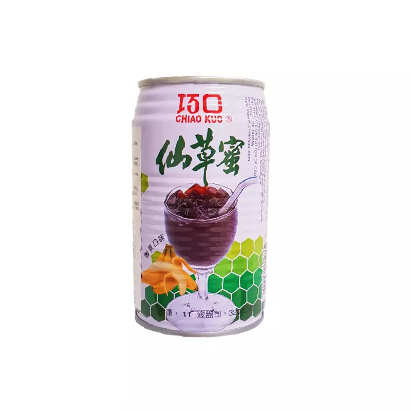 Grass Jelly With Banana Drink 320g Chiao Kuo Taiwan