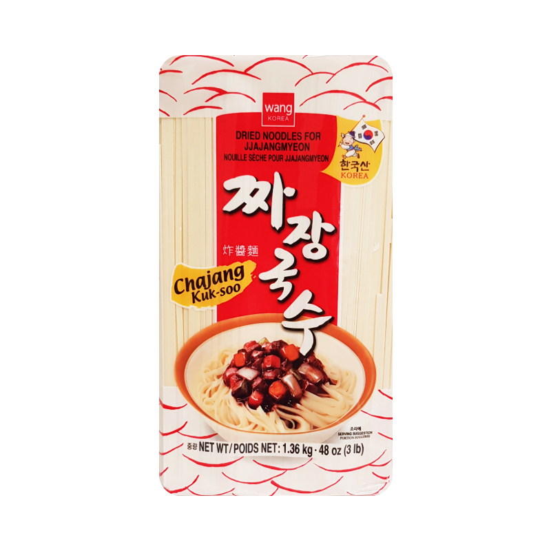 Asiatisk Nudel Chajang Kuksoo 1,36 kg Wang Korea