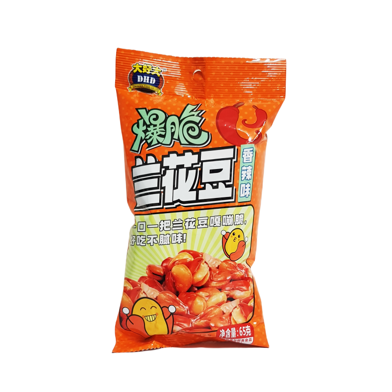 Snacks Bondbönor Spicy Smak 65g DHD Kina