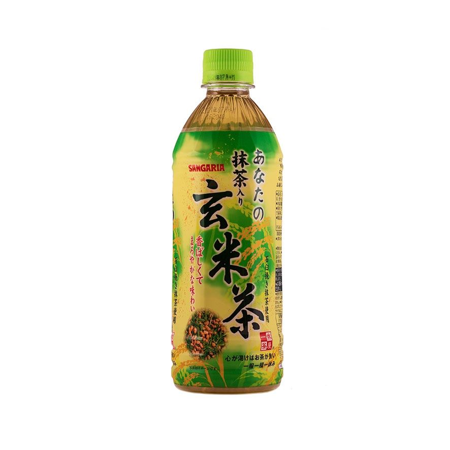 玄米茶 500ml Sangaria 日本