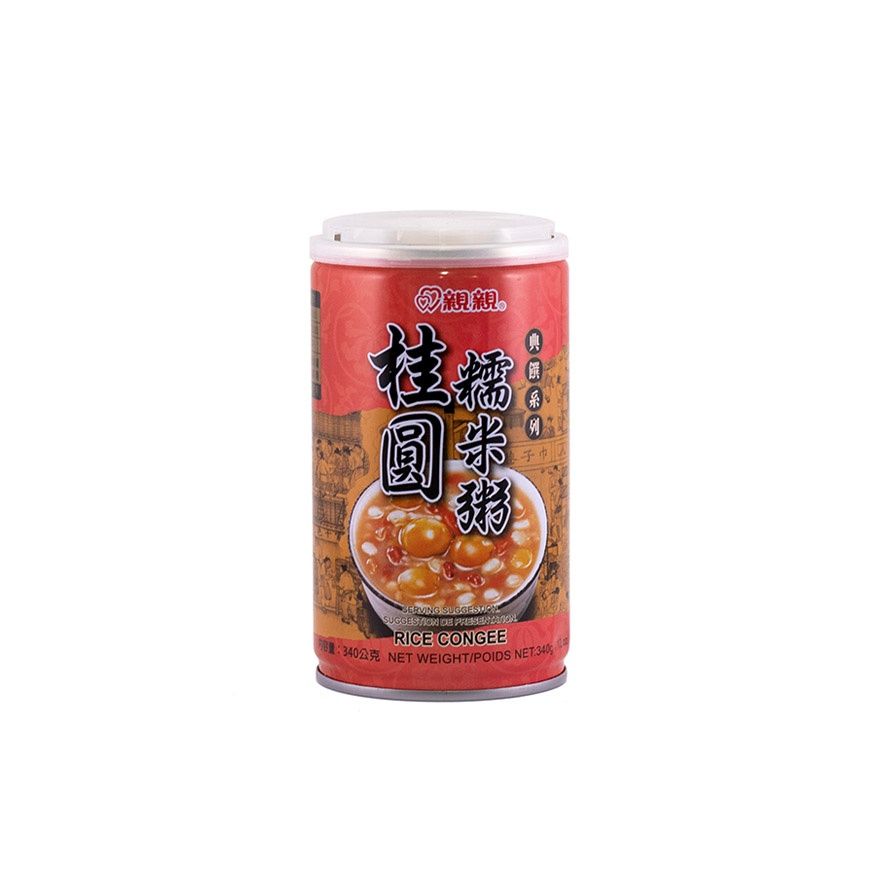 Longan/Klibbigt Ris Congee 340g QQ Taiwan