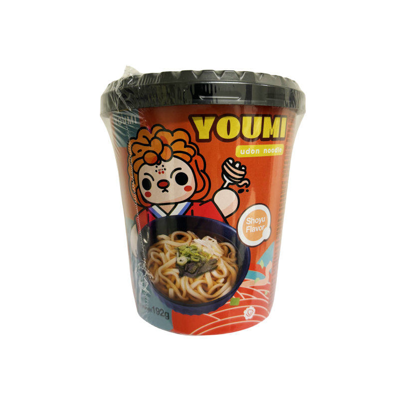 Youmi Instant Udon Soy sauce Cup 192g Japan