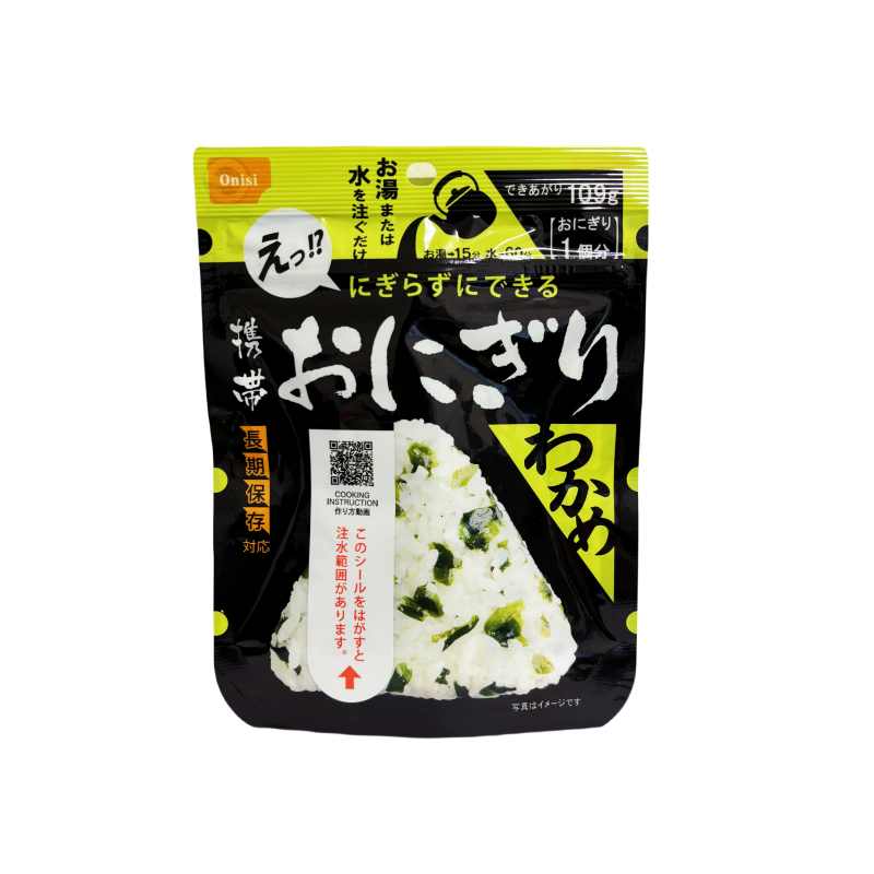 Pocket Onigiri Wakame 42g Onishi Foods Japan