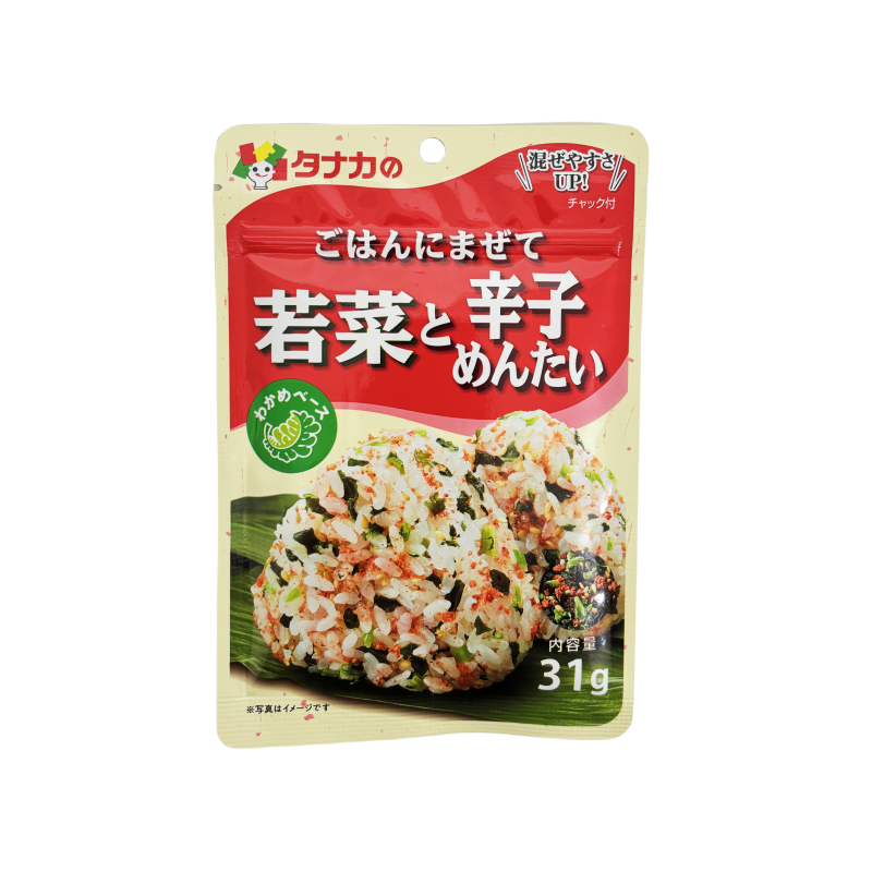 Rice Topping Furikake Wakame Mentaiko Seasoning 33g Tanaka Foods Japan