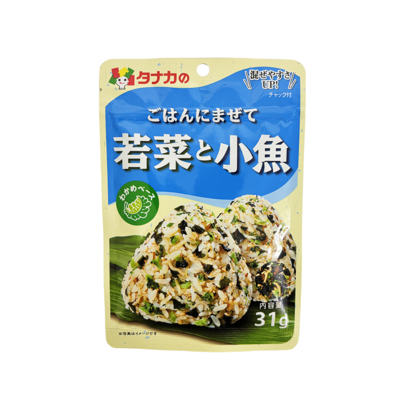 Rice Topping Furikake Wakame Fish Seasoning 33g Tanaka Foods Japan