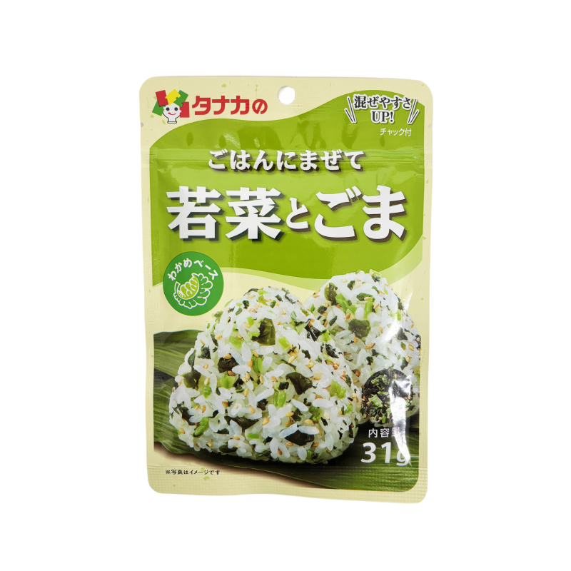 Rice Topping Furikake Wakame Sesame Seasoning 33g Tanaka Foods Japan