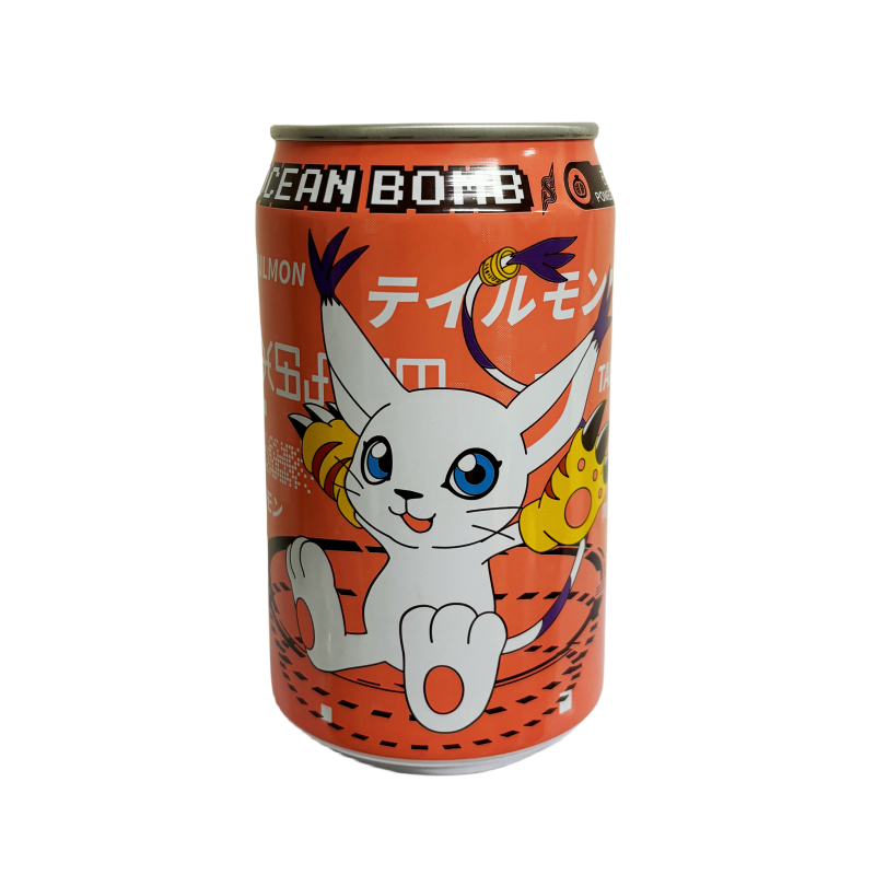 Sparkling Water Tailmon with Pomegranate Flavour 330ml Ocean Bomb China