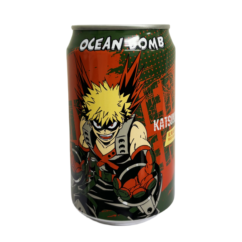 Sparkling Water Kacchan with Red Grape Flavor 330ml Ocean Bomb China