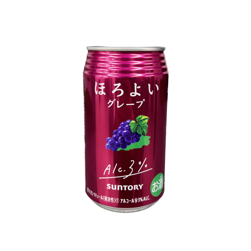 Horoyoi Grape Flavour Alc3% 350ml Suntory Japan