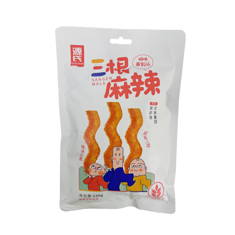 Snacks Bean Curd Strip Mala 120g SGML Genji Food China