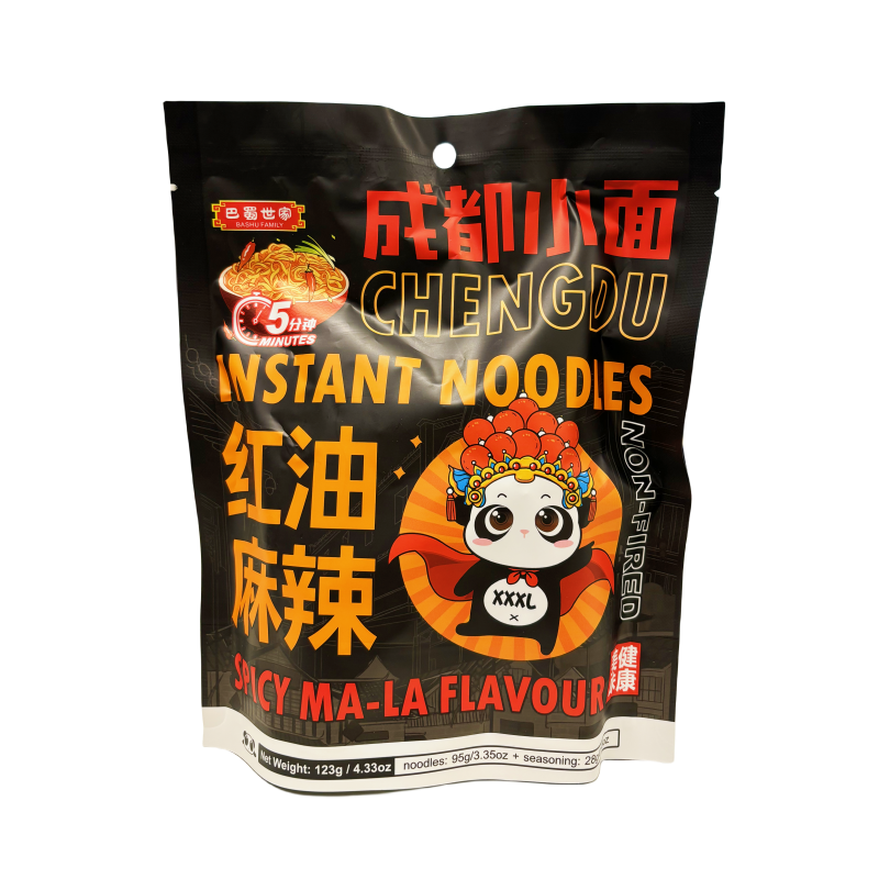 Instant Noodles Chengdu Strong Flavor With Chili Oil 123g Sichuan King China