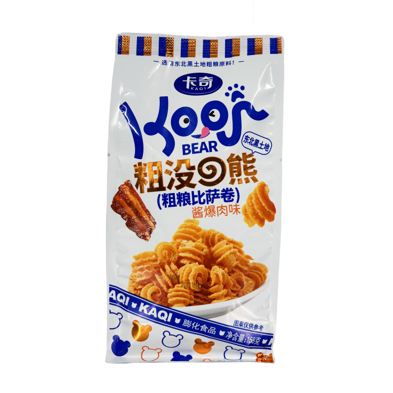 粗粮比萨卷 酱爆肉味 158g 出没的熊 卡奇 中国