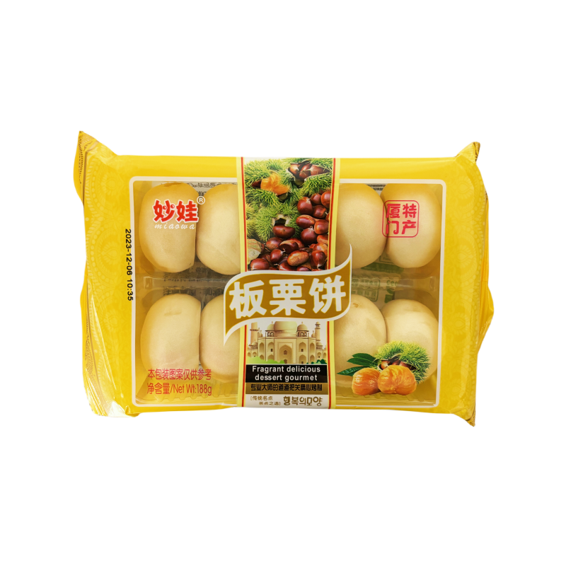 Cookies With Chestnut Paste Filling 188g Miao Wa China