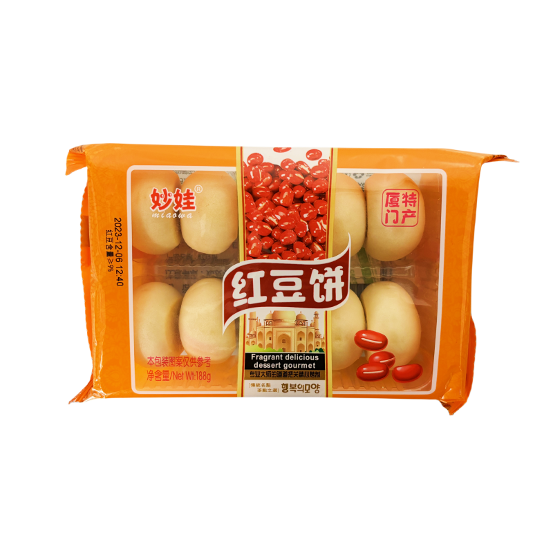 Cookies With Red Bean Paste Filling 188g Miao Wa China