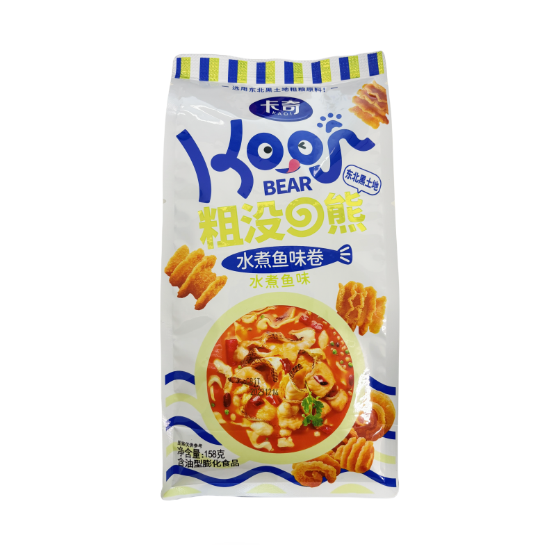 Snacks With Spicy Fish Flavour 158g Bear Kaqi China