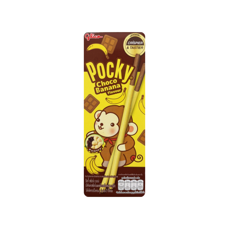 Pocky 巧克力和香蕉脆棒25g Glico