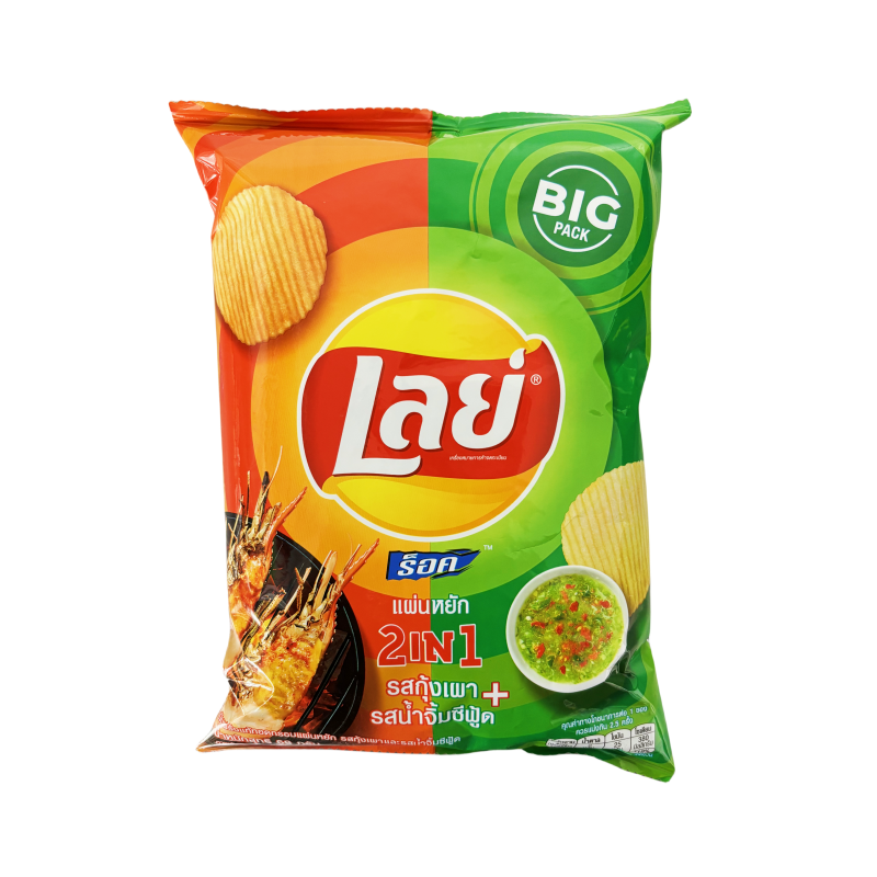 薯片 2 合 1 口味 Kung Pao 73g Lays 泰国https://youtube.com/