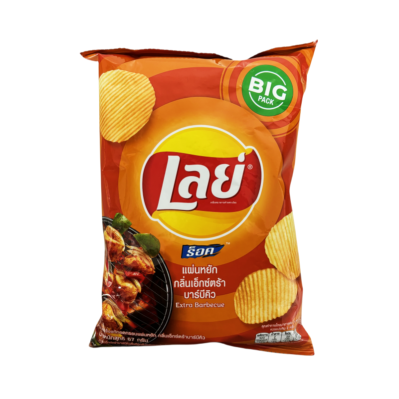 Potato Chips Extra BBQ 69g Lays Thailand