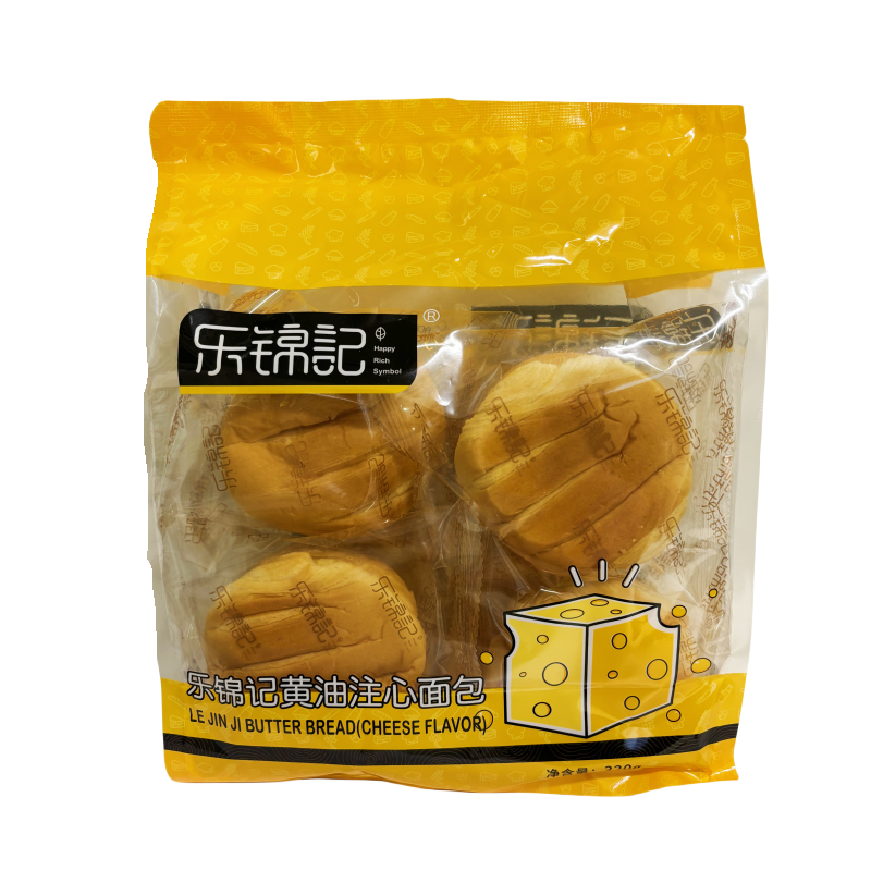 Butter Bread Cheese Flavour 320g Le Jin Ji China