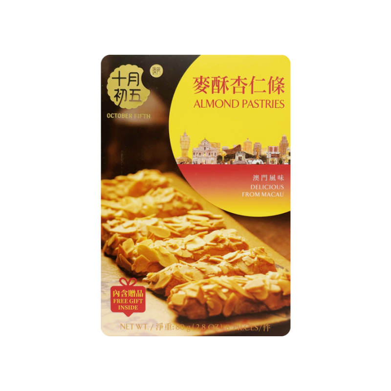 麦苏杏仁条 80g 十月初五 中国