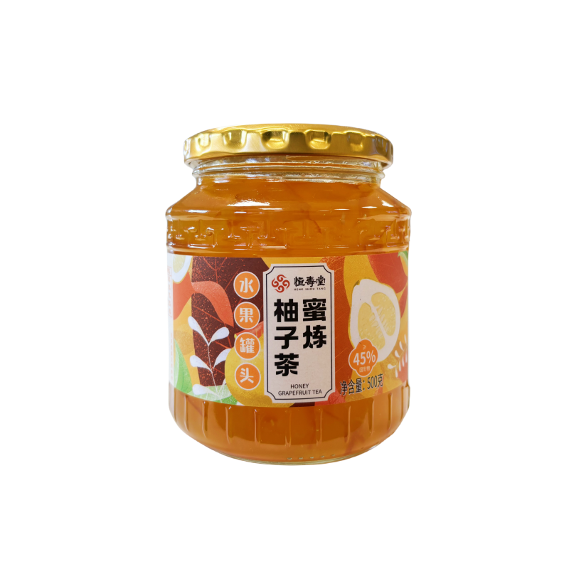 蜜炼柚子茶 500g 恒寿堂 中国