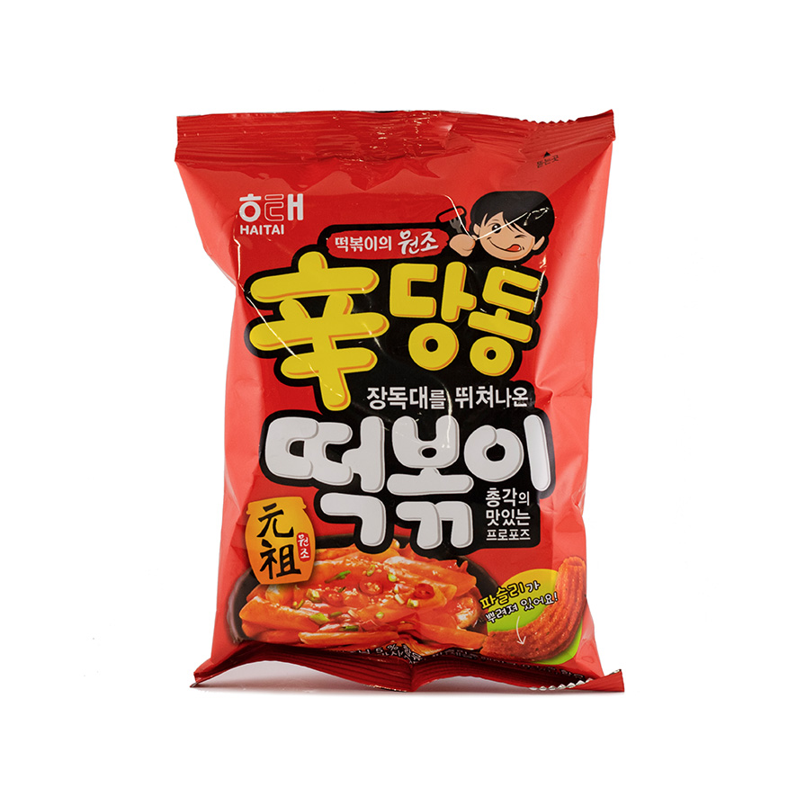 Snacks Cracker Söt/Stark Topokki 110g Haitan Korea
