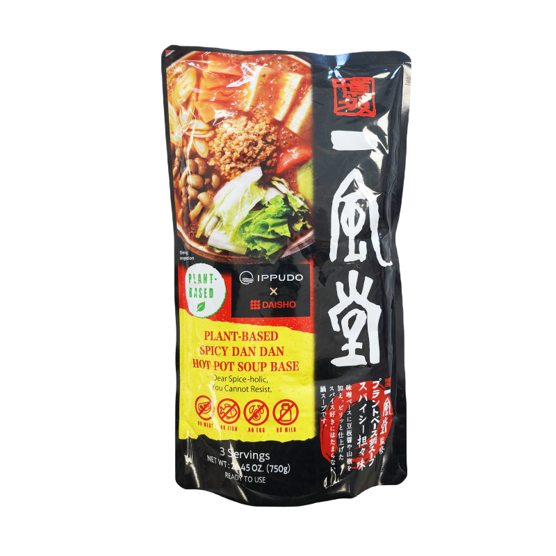 Soppbas Kryddig Dan Dan Hotpot Smak 750g DAISHO Japan
