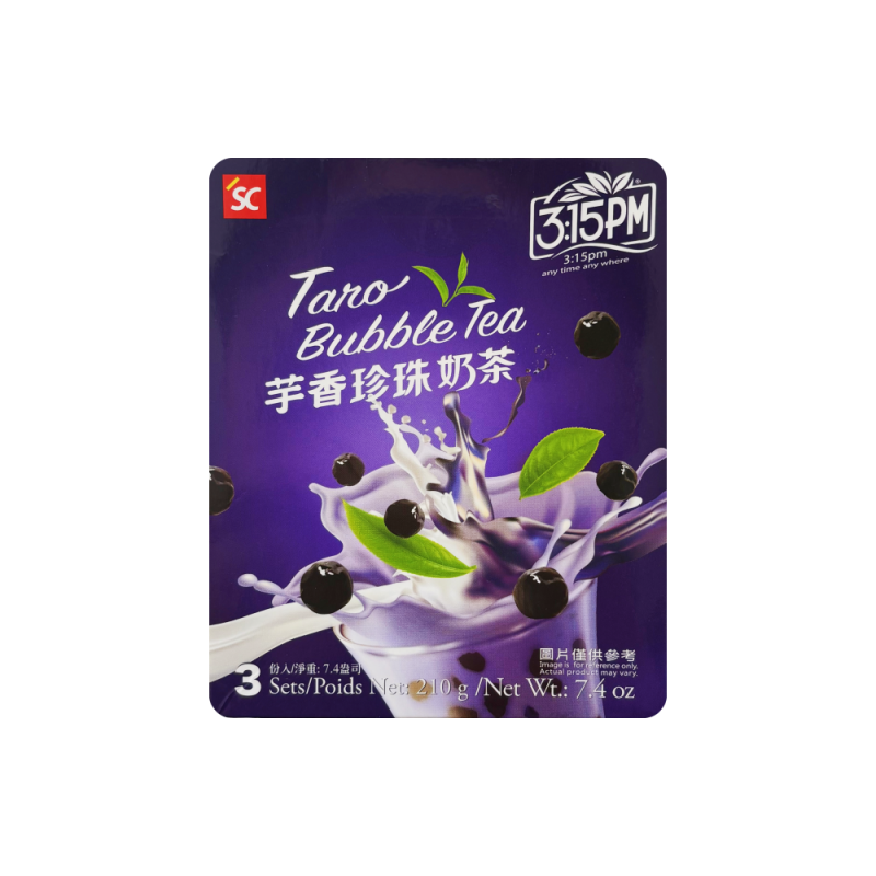Taro Bubble Tea 210g 3:15PM Taiwan